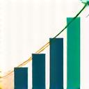 Bar chart icon showing growth.